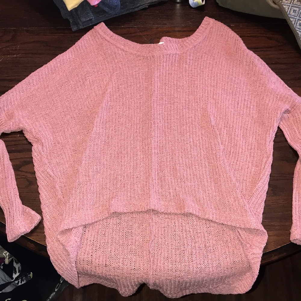 Pink sweater